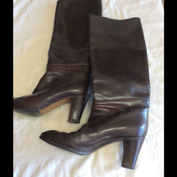 A. Testoni leather in/out boots - Picture 2 of 4